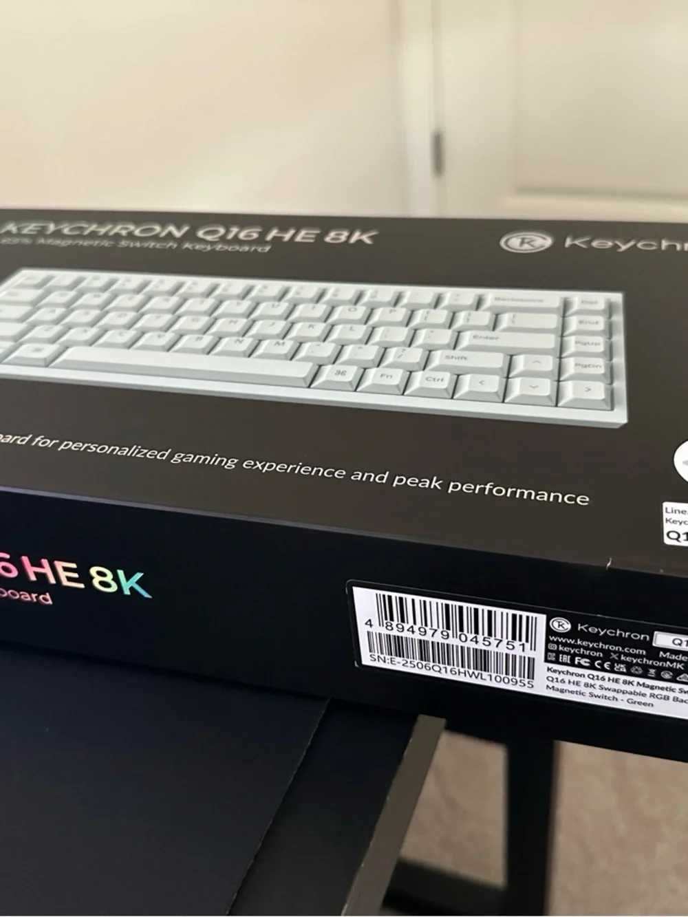 NIB Keychron All Ceramic Q16 HE 8K Keyboard in Mint Green
